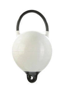 White PB1 pick-up-buoy with handle - Norfloat International