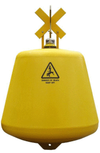 CM1100 yellow Norfloat zone marker