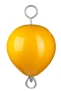 Yellow rod mooring buoy - RB75 - Norfloat Internatonal